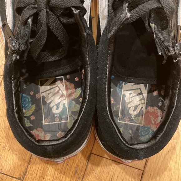 VANS Old Skool lace up/zip up skate shoes. Men’s 6.5/Women’s 8. GUC. - Picture 8 of 14